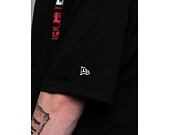 Triko New Era NBA Oversized Back Print Neon Tee Chicago Bulls Black/Red