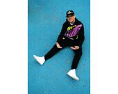 Tepláky New Era NBA Panel Joggerss Los Angeles Lakers Black/Purple