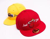 Kšiltovka New Era 59FIFTY NBA Just Don Miami Heat Red