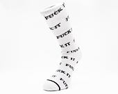 Ponožky HUF Fuck It Sock White