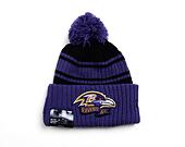Kulich New Era NFL22 Sideline Sport Knit Baltimore Ravens Team Color