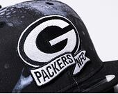 Kšiltovka New Era 9FIFTY NFL22 Sideline "Ink Dye" Green Bay Packers Black / White