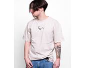 Triko Karl Kani Small Signature Essential Tee light sand