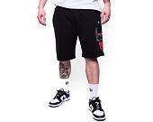 Kraťasy New Era Team Logo Oversized Shorts Chicago Bulls Black / Red