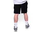 Kraťasy New Era Essentials Cargo Shorts Black / Optic White