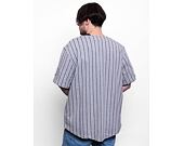 Triko New Era Pinstripe Jersey Heather Gray / Black