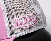 Kšiltovka Von Dutch Trucker Ody Imi Patent Pink/White