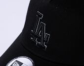 Kšiltovka New Era - MLB Black on Black 9FORTY Trucker - LA Dodgers - Black