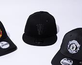 Kšiltovka New Era 9FIFTY Stretch-Snap Tonal Manchester United FC Black / Optic White