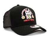 Kšiltovka New Era 9FORTY A-Frame Trucker Sign Black / Scarlet