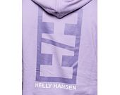 Mikina Helly Hansen CORE GRAPHIC SWEAT HOODIE 699 LILATE