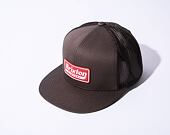 Kšiltovka Brixton Steadfast HP Mesh Cap Dark Earth / Burnt Red