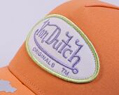 Kšiltovka Von Dutch Trucker Boston Peach/White