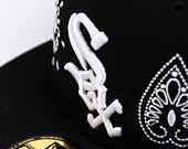 Kšiltovka New Era 59FIFTY MLB All-Over-Paisley Chicago White Sox Team Color / Optic White