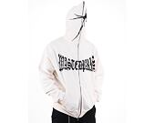 Mikina Wasted Paris Hoodie Full Zip Sick White