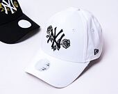 Dámská kšiltovka New Era 9FORTY Womens MLB Floral Metallic New York Yankees Optic White