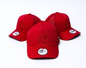 Kšiltovka New Era 9FORTY A-Frame Trucker MLB Tonal Mesh New York Yankees Scarlet