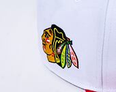 Kšiltovka '47 Brand NHL Chicago Blackhawks Crosstown Script Two tone CAPTAIN White