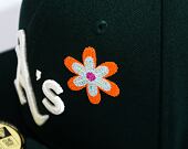 Kšiltovka New Era 59FIFTY MLB Floral Oakland Athletics Dark Green
