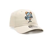 Dětská Kšiltovka New Era 9FORTY Kids Mascot  Stone / Black