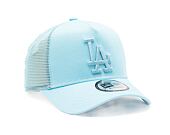 Dětská Kšiltovka New Era 9FORTY Kids A-Frame Trucker MLB Tonal Mesh Los Angeles Dodgers Pastel Blue