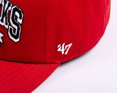 Kšiltovka '47 Brand NHL Chicago Blackhawks Laurel '47 Captain DTR Red