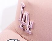 Dětská kšiltovka New Era 9FORTY Kids A-Frame Trucker MLB Tonal Mesh Los Angeles Dodgers Dirty Rose