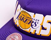 Kšiltovka Mitchell & Ness NBA Billboard Trucker Snapback Los Angeles Lakers Purple