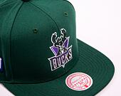 Kšiltovka Mitchell & Ness NBA Conference Patch Snapback Hwc Milwaukee Bucks Green