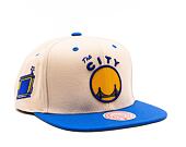 Kšiltovka Mitchell & Ness NBA Sail 2 Tone Snapback Hwc San Francisco Warriors Off White