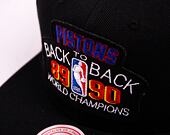 Kšiltovka Mitchell & Ness NBA Pistons B2B Snapback Hwc Detroit Pistons Black