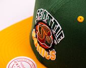 Kšiltovka Mitchell & Ness NBA Breakthrough Snapback Hwc Seattle Supersonics Green