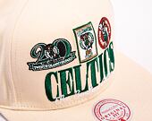 Kšiltovka Mitchell & Ness NBA Reframe Retro Snapback Hwc Boston Celtics Off White