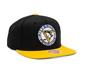 Kšiltovka Mitchell & Ness NHL Team 2 Tone 2.0 Snapback Pittsburgh Penguins Black / Yellow