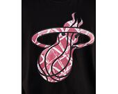 Triko New Era NBA Infill Logo Oversized Tee Miami Heat Black / Scarlet