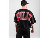 Triko New Era NBA Infill Logo Oversized Tee Chicago Bulls Black / Red