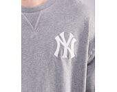 Mikina New Era MLB Heritage Crew New York Yankees Heather Grey / White