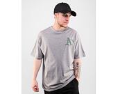 Triko New Era MLB Icecream Oversized Tee Oakland Athletics Heather Grey / Dark Green