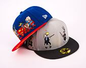 Kšiltovka New Era 59FIFTY Harry Potter All Houses Grey/Grey