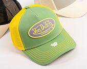 Kšiltovka Von Dutch Trucker Boston Green/Yellow