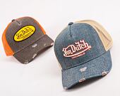 Kšiltovka Von Dutch Trucker Fargo Cotton Denim Denim/Sand