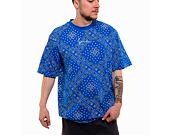 Triko Karl Kani Small Signature Paisley Tee blue/black/white