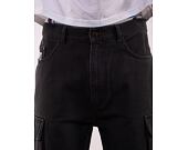 Kraťasy Karl Kani Small Signature Washed Cargo Shorts anthracite
