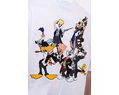 Triko New Era Looney Tunes × Harry Potter Line Up Oversized Tee White
