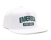 Kšiltovka Emerica Team Stay Gold Snapback White