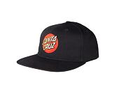 Kšiltovka Santa Cruz Classic Dot Snapback Black / Red Underbrim