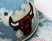 Kšiltovka Mitchell & Ness NBA Acid Wash Snapback Bulls Blue