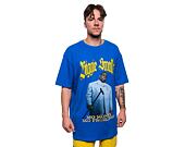 Triko Mister Tee Biggie More Money More Problems Oversize Tee Cobalt Blue