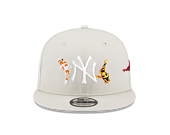 Kšiltovka New Era 9FIFTY MLB Koi Fish New York Yankees Stone / Optic White