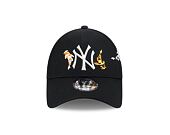 Kšiltovka New Era 9FORTY MLB Koi Fish New York Yankees Black / Optic White